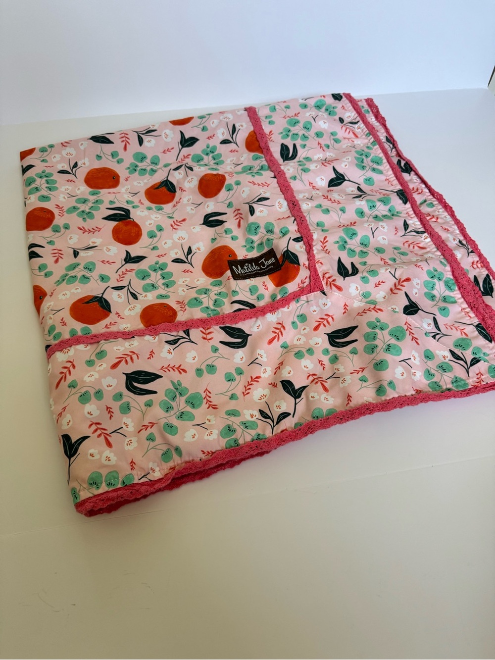 Matilda Jane / Joanna Gaines Tea Set 2016 Clementine Tablecloth Only